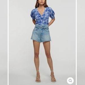 Dion Paper Bag Cut Off Shorts - Bowery Size 27